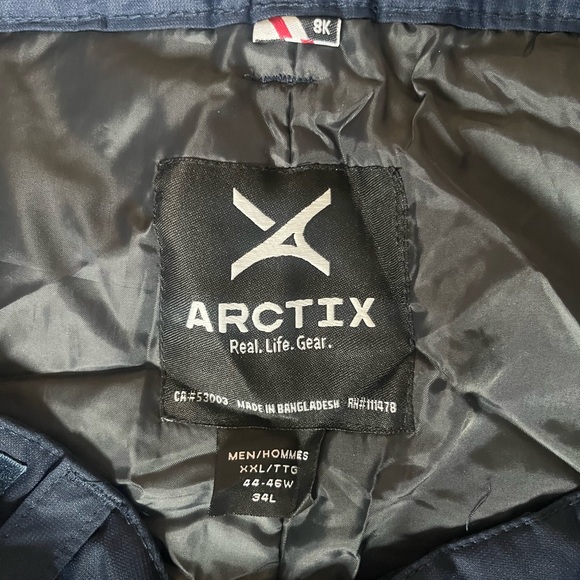 SOLD•NWT• Arctix Mens Snowsports Cargo Pants| Blue| XXL - Picture 6 of 10